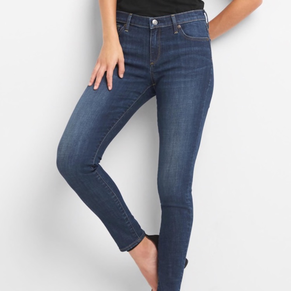 GAP True Skinny Blue Denim | 25 Short